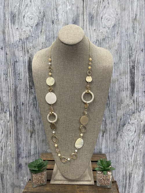 Ivory Marbled Necklace