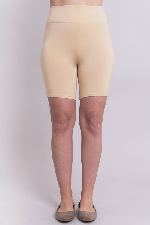 Hallie Beige Bamboo Shorts